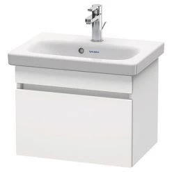 Duravit DuraStyle 550mm 1-Drawer Wall Mounted Vanity Unit - White Matt