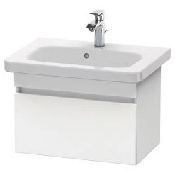 Duravit DuraStyle 635mm 1-Drawer Wall Mounted Vanity Unit - White Matt