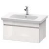 Duravit DuraStyle 800mm 1-Drawer Wall Mounted Vanity Unit - White High Gloss