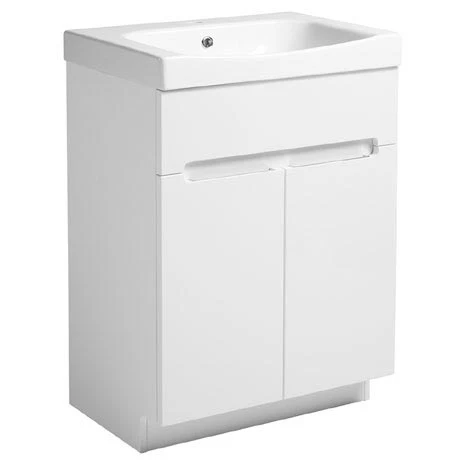 Roper Rhodes Diverge 600mm Freestanding Unit - Gloss White 1 Roper Rhodes Diverge 600mm Freestanding Unit - Gloss White