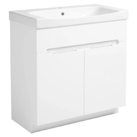 Roper Rhodes Diverge 800mm Freestanding Unit - Gloss White 1 Roper Rhodes Diverge 800mm Freestanding Unit - Gloss White