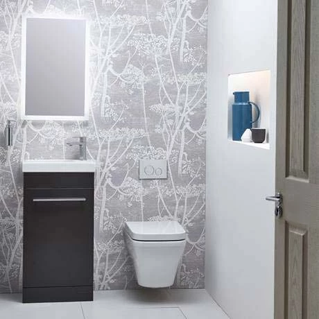 Roper Rhodes Esta 445mm Cloakroom Unit - Matt Carbon 2 Roper Rhodes Esta 445mm Cloakroom Unit - Matt Carbon - Image 2