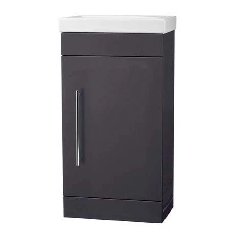 Roper Rhodes Esta 445mm Cloakroom Unit - Matt Carbon 1 Roper Rhodes Esta 445mm Cloakroom Unit - Matt Carbon