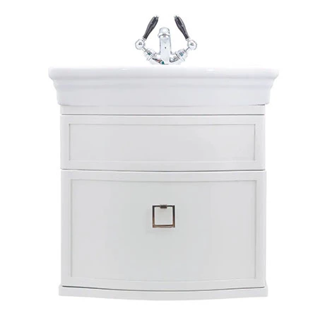 Imperial Etoile Verona White 530mm Wall Hung Vanity Unit 1 Imperial Etoile Verona White 530mm Wall Hung Vanity Unit