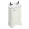 Burlington Freestanding Cloakroom Vanity Unit & Basin - Sand