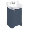 Burlington Edwardian 560mm Basin & Blue Freestanding Cloakroom Vanity Unit