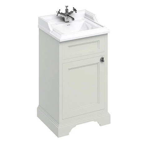 Burlington 50cm Freestanding Cloakroom Vanity Unit & Basin - Sand 1 Burlington 50cm Freestanding Cloakroom Vanity Unit & Basin - Sand