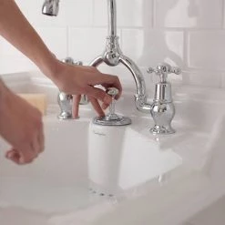 Burlington 65 2-Door Vanity Unit & Classic Invisible Overflow/Waste Basin (Classic Grey - 2 Tap Hole) -Vanity Units Sales Store FF8G B14 D3 460