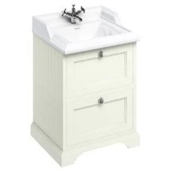 Burlington 65 2-Drawer Vanity Unit & Classic Basin - Sand