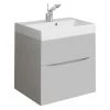 Crosswater Glide II Vanity Unit and Basin - Storm Grey