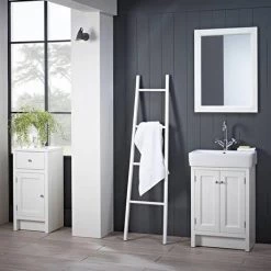 Roper Rhodes Hampton 575mm Countertop Unit & Basin - Chalk White 5 Roper Rhodes Hampton 575mm Countertop Unit & Basin - Chalk White -Vanity Units Sales Store HAMP 550 W D1 460