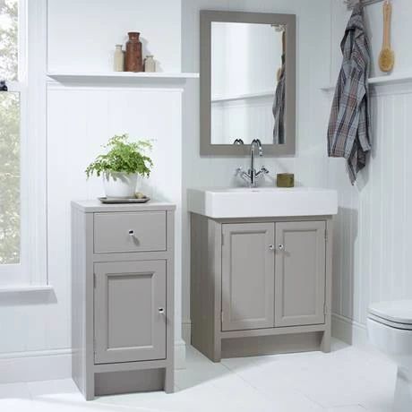 Roper Rhodes Hampton 700mm Countertop Unit & Basin - Mocha 2 Roper Rhodes Hampton 700mm Countertop Unit & Basin - Mocha - Image 2