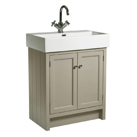 Roper Rhodes Hampton 700mm Countertop Unit & Basin - Mocha 1 Roper Rhodes Hampton 700mm Countertop Unit & Basin - Mocha