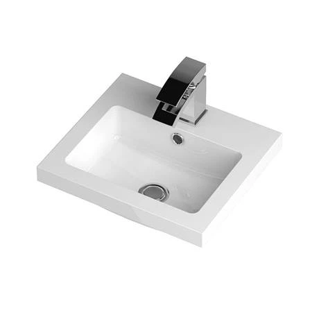 Hudson Reed Fusion 400mm Gloss White Full Depth Unit + Basin 2 Hudson Reed Fusion 400mm Gloss White Full Depth Unit + Basin - Image 2