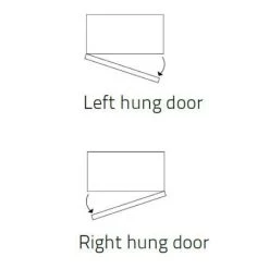 Miller New York Wall Hung Countertop Basin Unit - White - 400mm inc. Basin -Vanity Units Sales Store Hinged LNNN 460