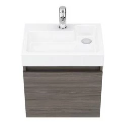 Milan Juno 500 x 360mm Grey Avola Wall Hung Vanity Unit 9 Milan Juno 500 x 360mm Grey Avola Wall Hung Vanity Unit -Vanity Units Sales Store JN5GA n d5 460