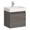Milan Juno 500 x 360mm Grey Avola Wall Hung Vanity Unit