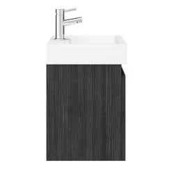 Milan Juno 500 x 360mm Black Wall Hung Vanity Unit -Vanity Units Sales Store JN5HB n d7 460