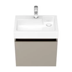 Milan Juno 500 x 360mm Stone Grey Wall Hung Vanity Unit 9 Milan Juno 500 x 360mm Stone Grey Wall Hung Vanity Unit -Vanity Units Sales Store JN5SG n d1 460
