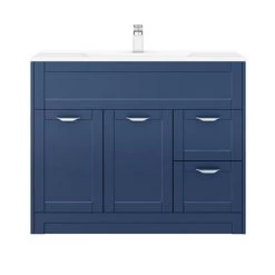 Keswick Blue 1015mm Traditional Floorstanding Vanity Unit -Vanity Units Sales Store KES BLU 100 D3 460