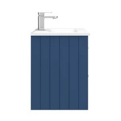 Keswick Blue 620mm Traditional Wall Hung 2 Drawer Vanity Unit -Vanity Units Sales Store KES BLU 6WH2D d4 460