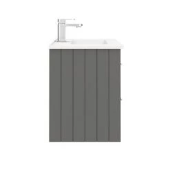 Keswick Grey 620mm Traditional Wall Hung 2 Drawer Vanity Unit -Vanity Units Sales Store KES GRY 6WH2D d5 460