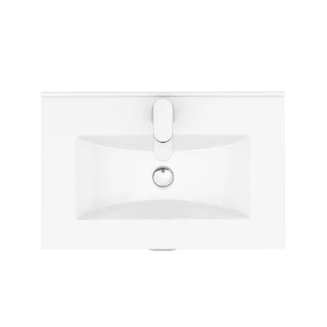 Keswick White 620mm Traditional Wall Hung 2 Drawer Vanity Unit 6 Keswick White 620mm Traditional Wall Hung 2 Drawer Vanity Unit - Image 6