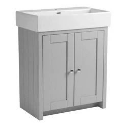 Tavistock Lansdown 700mm Freestanding Unit with Basin - Pebble Grey