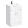 Toreno White 500mm Vanity Unit (Flat Packed)