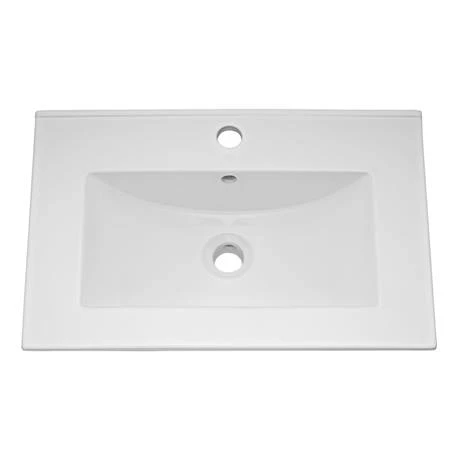 Toreno Small Vanity Sink With Cabinet - 500mm Modern High Gloss White 4 Toreno Small Vanity Sink With Cabinet - 500mm Modern High Gloss White - Image 4