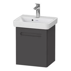 Duravit No.1 450mm Graphite Matt Wall Mounted Vanity Unit with Basin