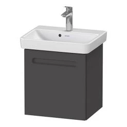 Duravit No.1 500mm Graphite Matt Wall Mounted Vanity Unit with Basin