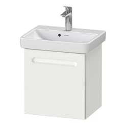 Duravit No.1 500mm White Matt Wall Mounted Vanity Unit with Basin