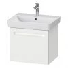 Duravit No.1 600mm White Matt 1-Drawer Wall Mounted Vanity Unit with Basin
