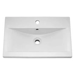 Nova 500mm Mid-Edge Basin High Gloss White Vanity Unit -Vanity Units Sales Store NVME500 d2 460