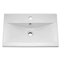 Nova 600mm Mid-Edge Basin High Gloss White Vanity Unit 5 Nova 600mm Mid-Edge Basin High Gloss White Vanity Unit -Vanity Units Sales Store NVME600 d2 460