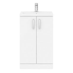 Pallas 500 Modern Gloss White Floor Standing Vanity Unit -Vanity Units Sales Store PAL006E d4 460