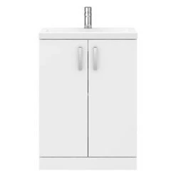 Pallas 600 Modern Gloss White Floor Standing Vanity Unit -Vanity Units Sales Store PAL027E nw d4 460