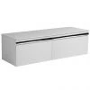 Roper Rhodes Pursuit Wall Hung Countertop Vanity Unit - Gloss White - 1200mm Solid Worktop