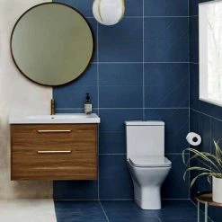 Britton Shoreditch 850mm Wall-Hung Double Drawer Vanity Unit with Brass Handles - Caramel 7 Britton Shoreditch 850mm Wall-Hung Double Drawer Vanity Unit with Brass Handles - Caramel -Vanity Units Sales Store S85DDCSQBR nd1 460