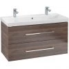 Villeroy and Boch Avento Arizona Oak 1000mm Wall Hung 2-Drawer Double Vanity Unit