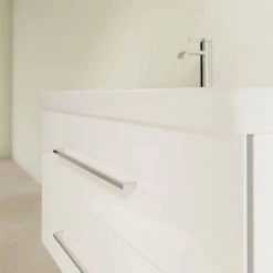 Villeroy and Boch Avento Wall Hung Vanity Unit 1000mm - Crystal White - SAVE03B401 -Vanity Units Sales Store SAVE03B401 D4 460