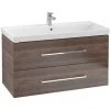 Villeroy and Boch Avento Arizona Oak 1000mm Wall Hung 2-Drawer Vanity Unit