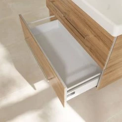 Villeroy and Boch Avento Oak Kansas 800mm Wall Hung 2-Drawer Vanity Unit -Vanity Units Sales Store SAVE05RH01 D5 460