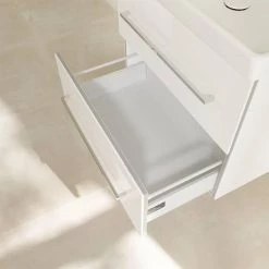 Villeroy and Boch Avento Wall Hung Vanity Unit 630mm - Crystal White - SAVE07B401 -Vanity Units Sales Store SAVE07B401 D5 460