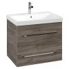Villeroy and Boch Avento Stone Oak 650mm Wall Hung 2-Drawer Vanity Unit