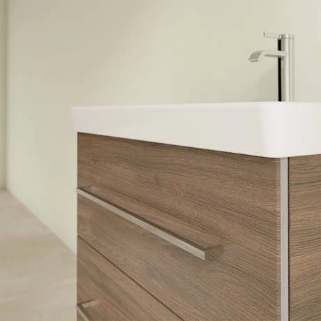 Villeroy and Boch Avento Arizona Oak 650mm Wall Hung 2-Drawer Vanity Unit 5 Villeroy and Boch Avento Arizona Oak 650mm Wall Hung 2-Drawer Vanity Unit - Image 5