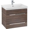 Villeroy and Boch Avento Arizona Oak 650mm Wall Hung 2-Drawer Vanity Unit