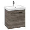 Villeroy and Boch Avento Stone Oak 550mm Wall Hung 1-Door Vanity Unit