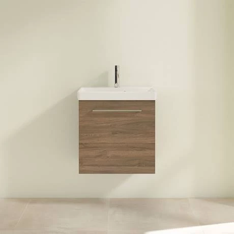 Villeroy and Boch Avento Arizona Oak 550mm Wall Hung 1-Door Vanity Unit 3 Villeroy and Boch Avento Arizona Oak 550mm Wall Hung 1-Door Vanity Unit - Image 3